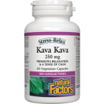 Natural Factors - Kava Kava 250mg 60 Vcaps